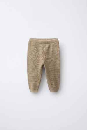 POCKET WAFFLE KNIT PANTS