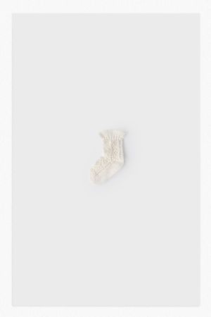 COTTON AND SILK OPENWORK SOCKS