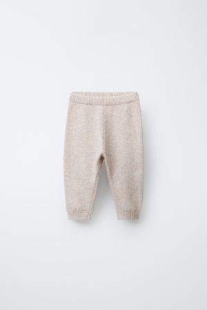 KNIT HEDGEHOG LABEL POCKET LEGGINGS