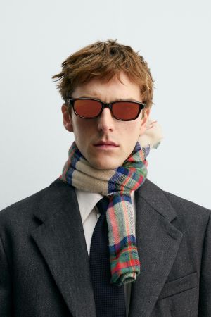 AARON LEVINE X ZARA OVAL SUNGLASSES