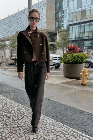 SHORT HIGH COLLAR JACKET