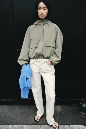 RUBBERIZED HOODIE JACKET