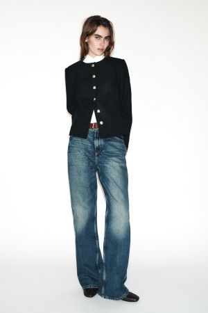 TAILORED ROUND NECK BLAZER