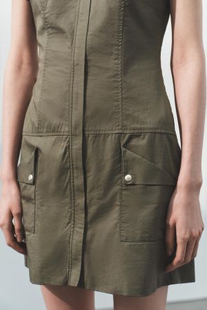 TRENCH DRESS WITH POCKETS