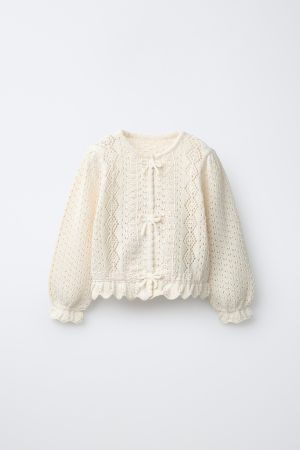 LACE KNIT CARDIGAN
