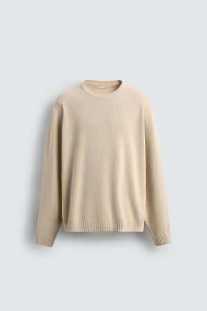 TEXTURED COTTON JUMPER
