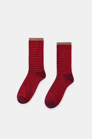 STRIPED JACQUARD SOCKS