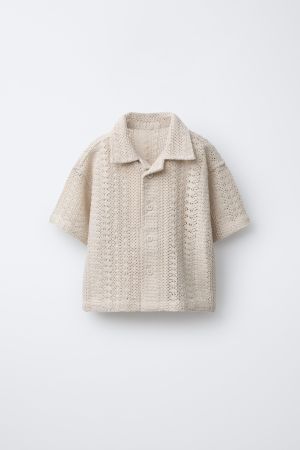 CROCHET KNIT SHIRT