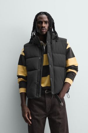 CROPPED FIT PADDED VEST