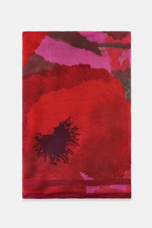 MODAL SILK FLORAL PRINT SCARF