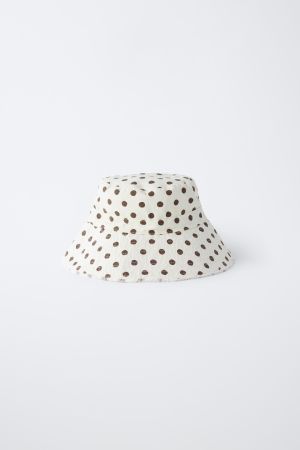 POLKA DOT BUCKET HAT