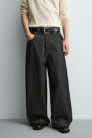 BAGGY FIT PANTS WITH CHAIN