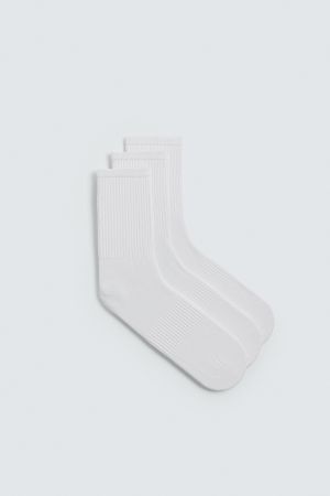 BASIC RIBBED SOCKS 3-PACK