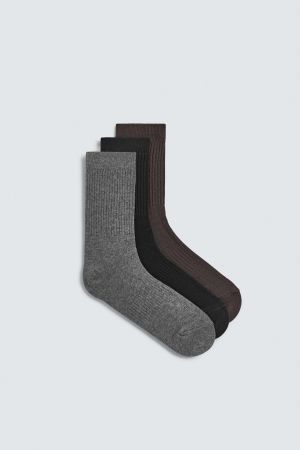 RIB SOCKS 3-PACK