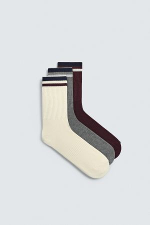 THREE-PACK OF STRIPED SOCKS