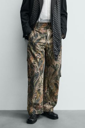 BARREL FIT PAISLEY CARGO PANTS LIMITED EDITION
