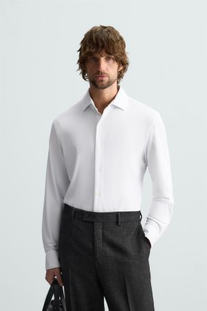 TEXTURED STRETCH SHIRT