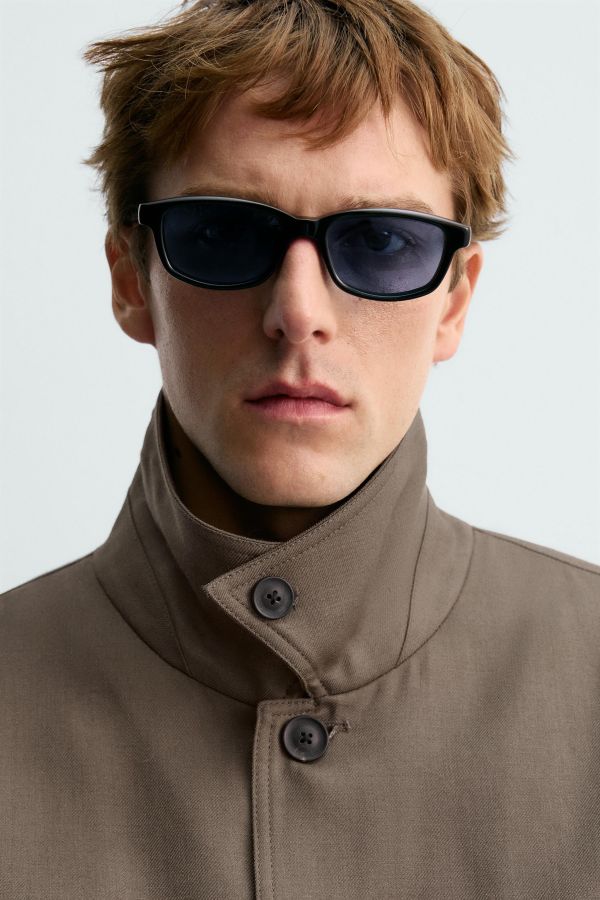 100% WOOL QUILTED AARON LEVINE X ZARA JACKET