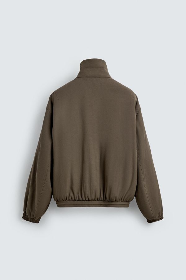 100% WOOL QUILTED AARON LEVINE X ZARA JACKET