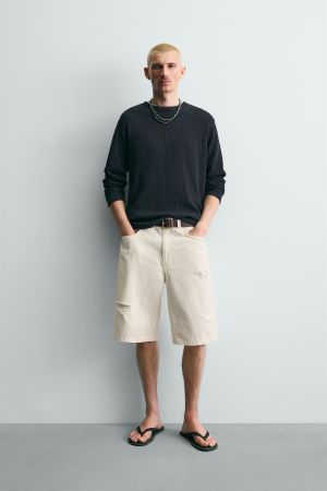 BAGGY FIT DENIM SHORTS