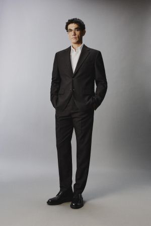 HOUNDSTOOTH SUIT JACKET