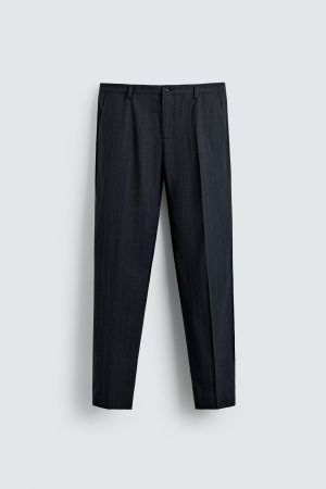 PINSTRIPE SUIT PANTS