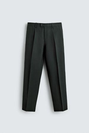 WOOL SUIT PANTS