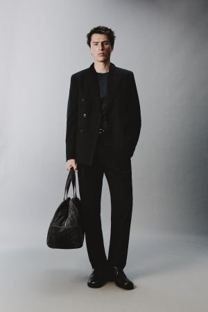 WOOL SUIT PANTS