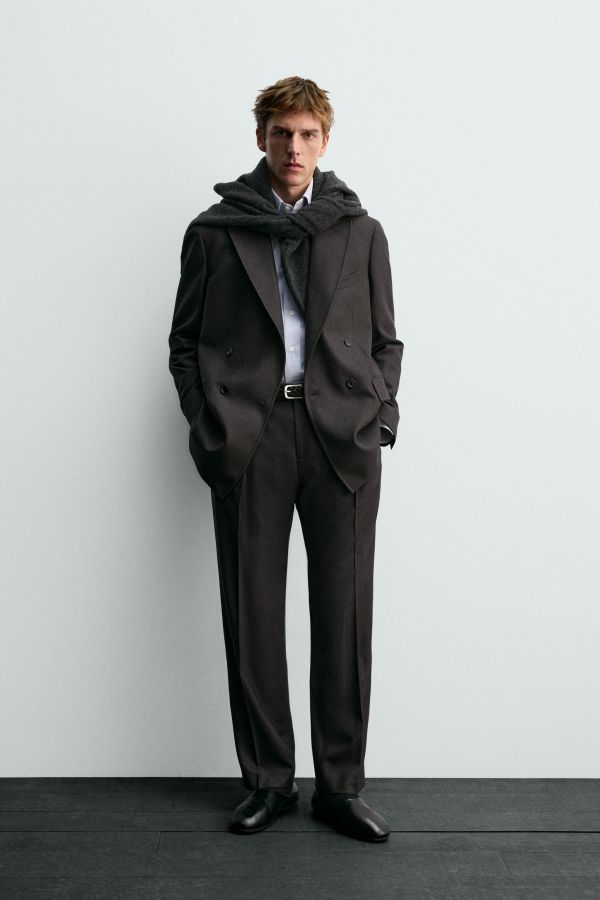 AARON LEVINE X ZARA WOOL SUIT PANTS
