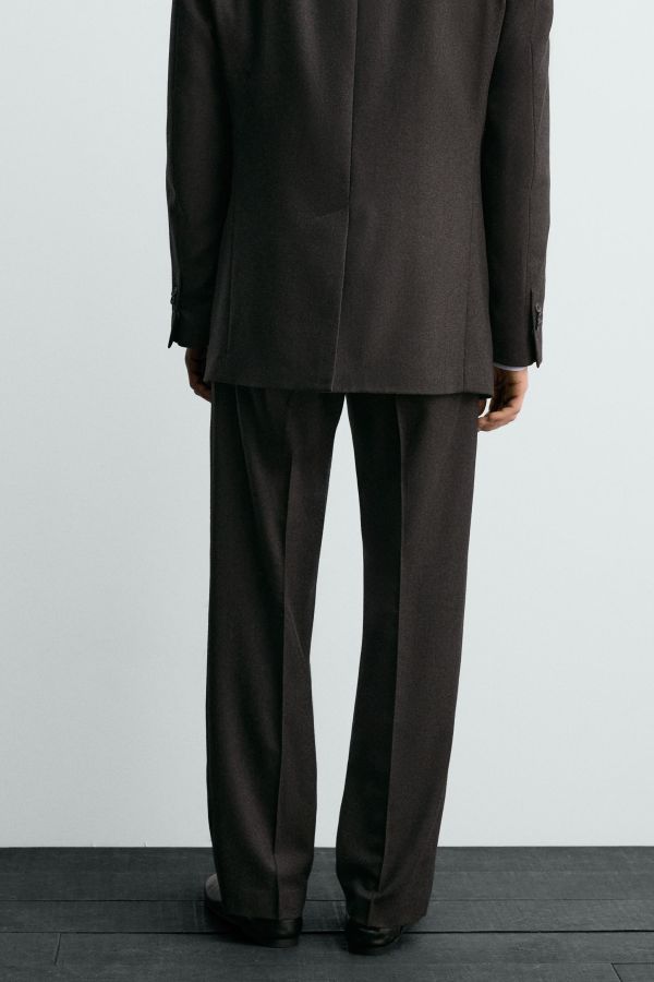 AARON LEVINE X ZARA WOOL SUIT PANTS