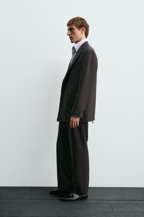 AARON LEVINE X ZARA WOOL SUIT PANTS