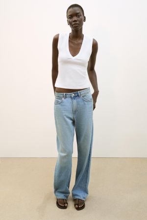 COTTON V-NECK T-SHIRT