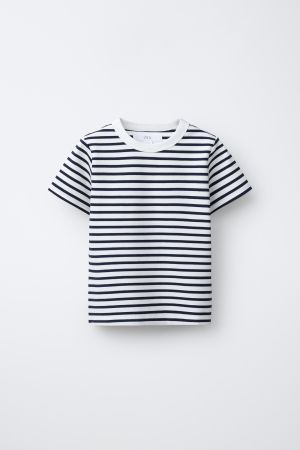 INTERLOCK STRIPED T-SHIRT
