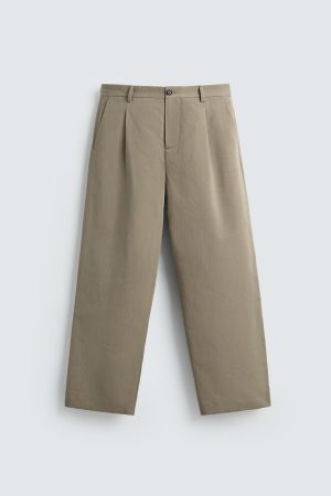 LIMITED EDITION STRAIGHT FIT PLEATED PANTS