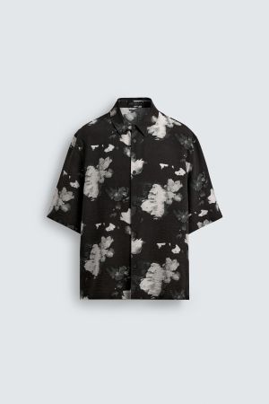 FLUID FLORAL PRINT SHIRT