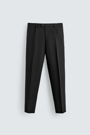100% WOOL SUIT PANTS