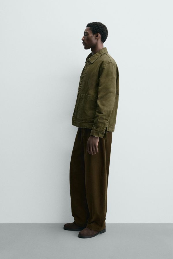 RELAXED FIT POCKET OVERSHIRT