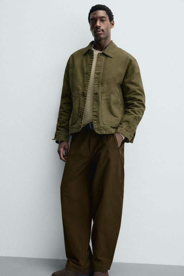 RELAXED FIT POCKET OVERSHIRT