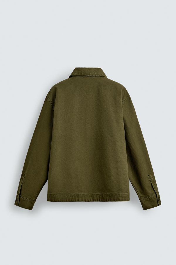 RELAXED FIT POCKET OVERSHIRT