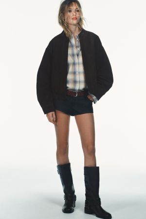 100% SUEDE BOMBER JACKET