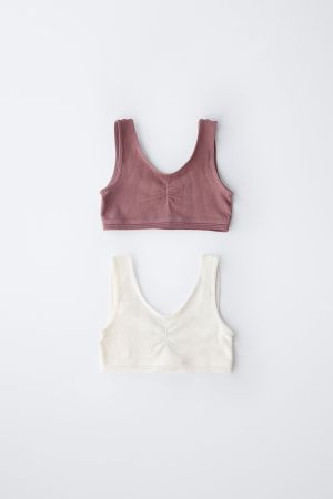 AGES 8-14 / TWO-PACK OF SEAMLESS TOPS