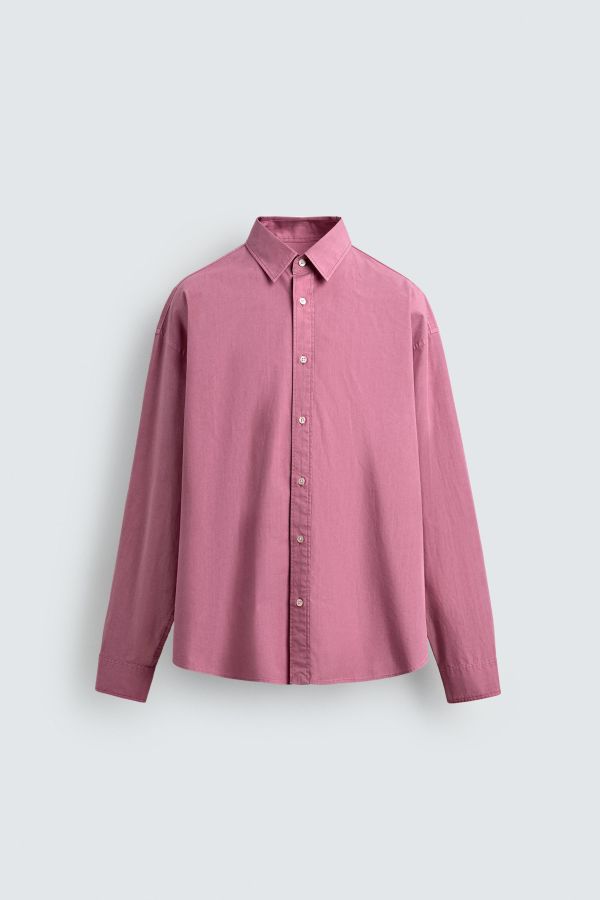 WASHED COTTON SHIRT