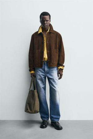 LEATHER SUEDE JACKET