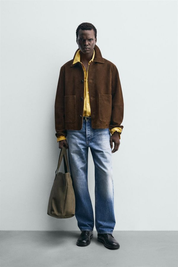 LEATHER SUEDE JACKET