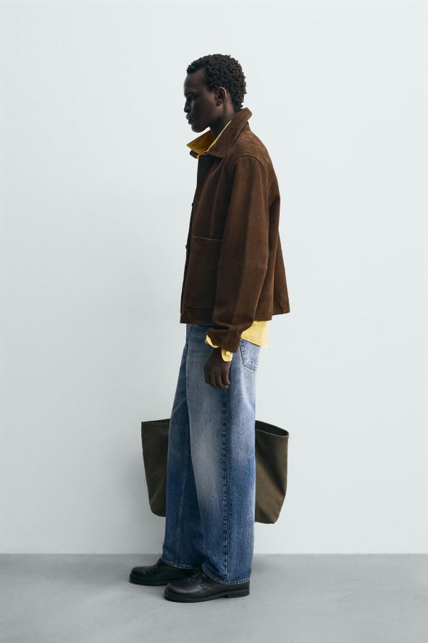 LEATHER SUEDE JACKET