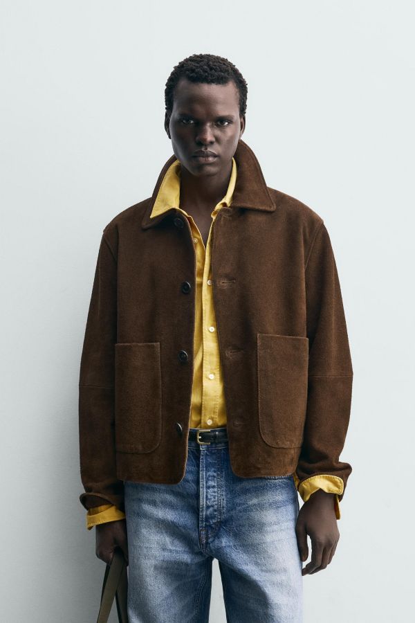 LEATHER SUEDE JACKET