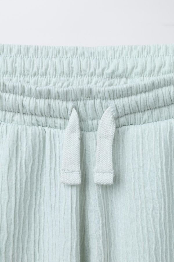 TEXTURED POLO SHIRT AND BERMUDA SHORTS SET