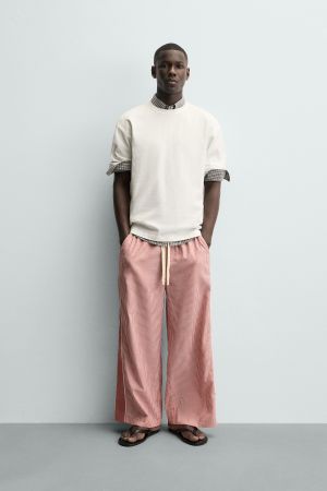 CONTRAST STRIPE BAND PANTS