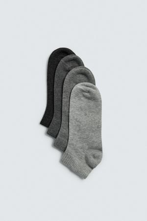 BASIC ANKLE SOCKS, 4-PACK