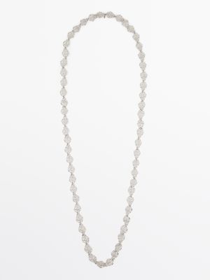 Long multiway lace necklace